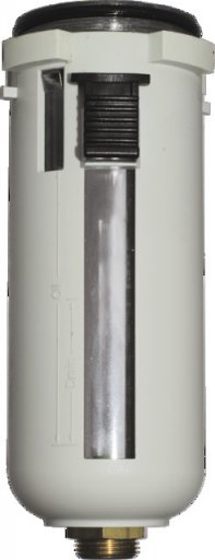 Szklanka filtra z tworzywa, z osłoną